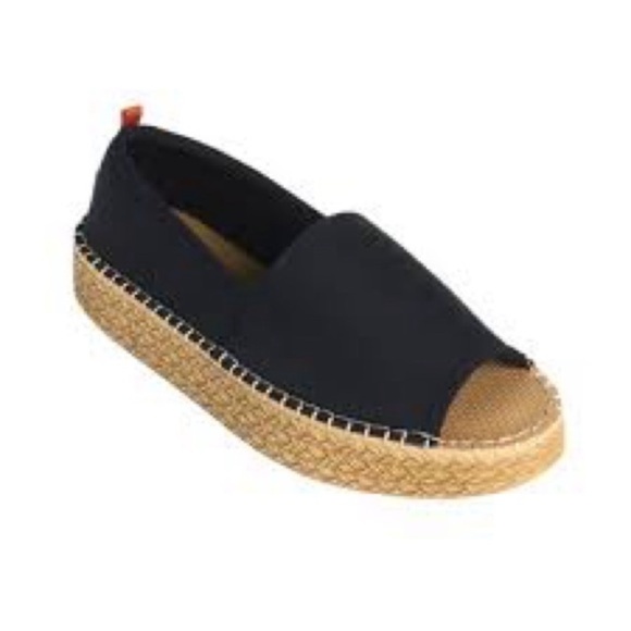 SEA STAR Black Platform Espadrilles for Women - Picture 1 of 11
